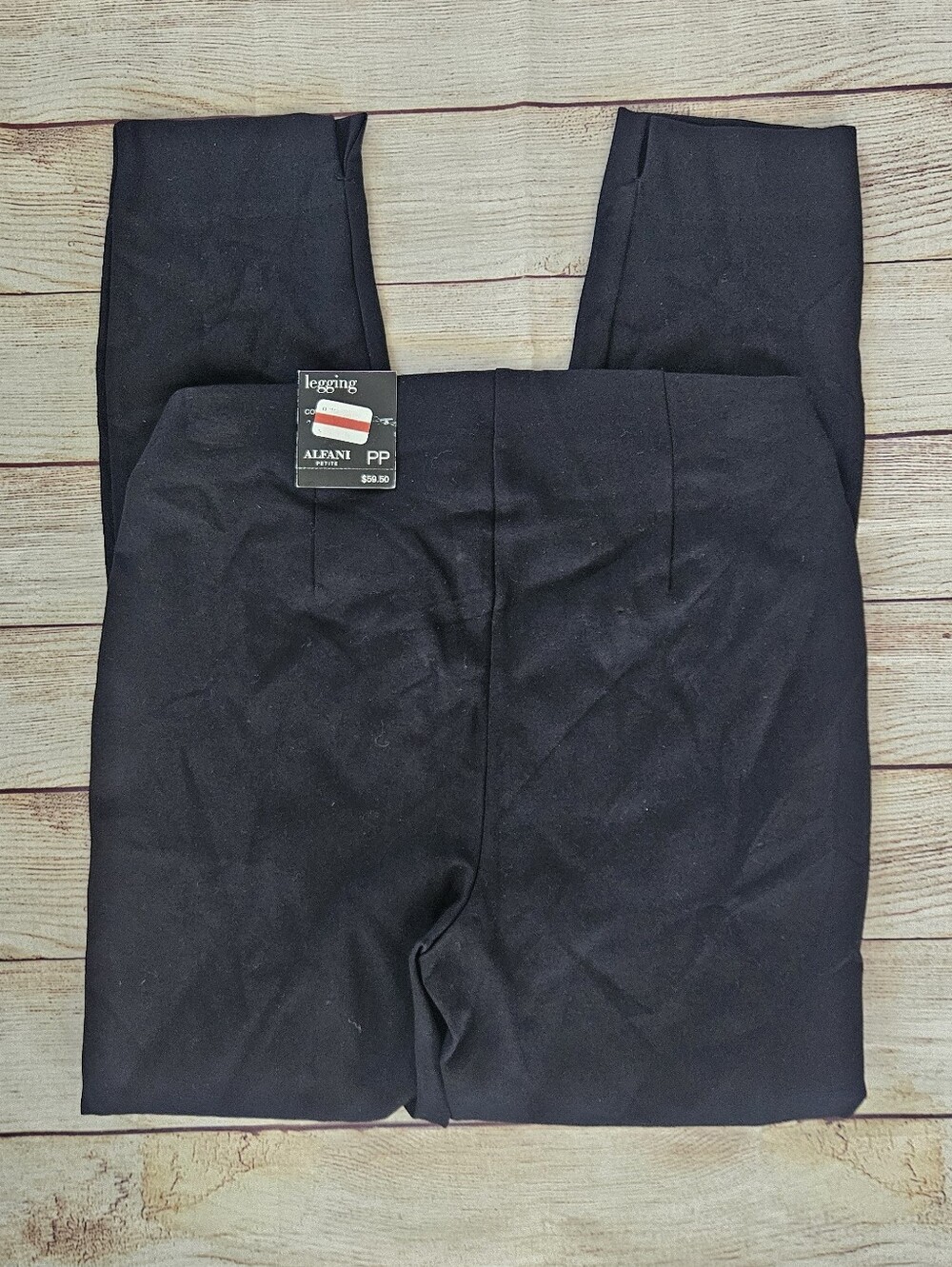 Alfani Black Pull-On Leggings